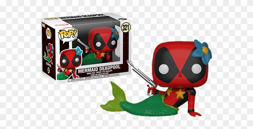 Pop Vinyls - Deadpool Mermaid Funko Pop Clipart