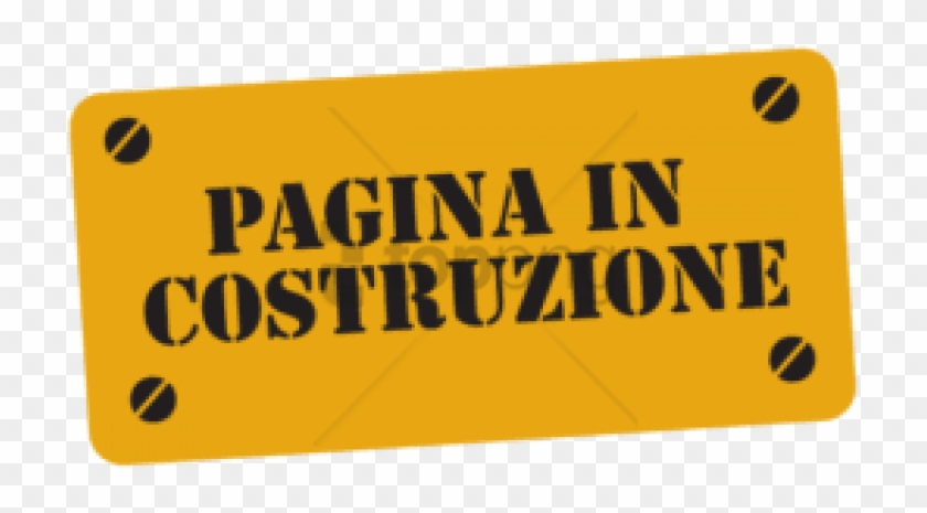 Free Png In Costruzione Png Image With Transparent - Pagina In Costruzione Clipart