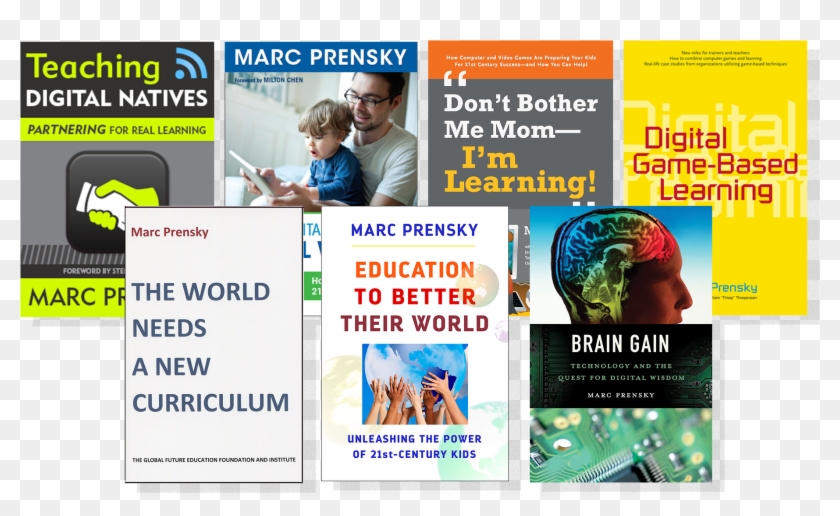 Books - Marc Prensky Book Clipart