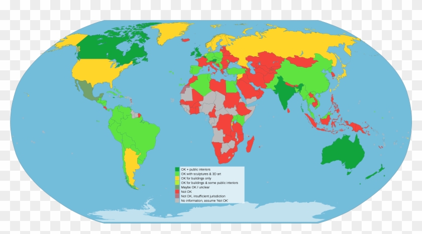 World Map 3d Png - World Map Continents Png Clipart