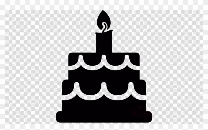 Birthday Cake Silhouette Png Clipart Birthday Cake - Transparent Background Old Books Clipart