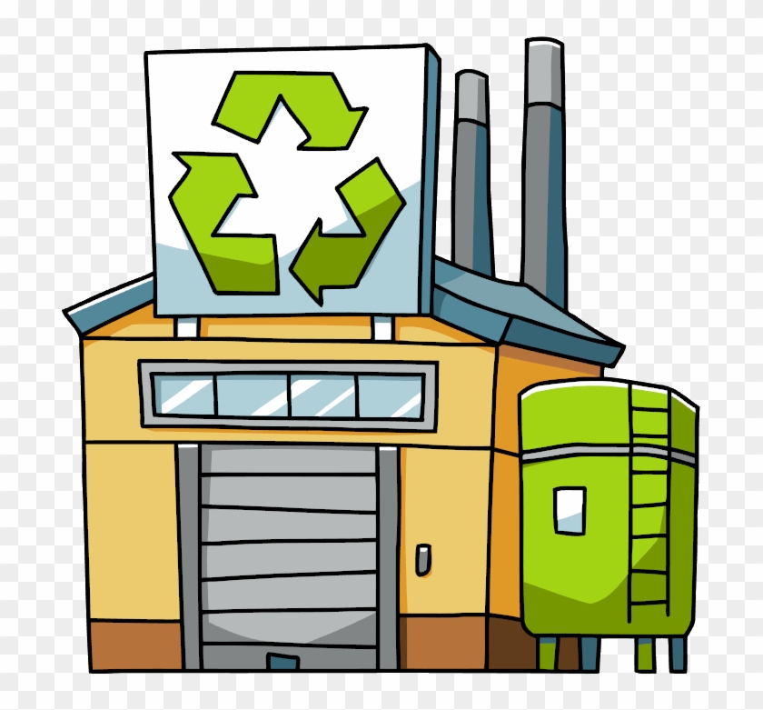 Recycle Clipart Recycling Plant - Recycling Plant Clipart - Png Download #3018917