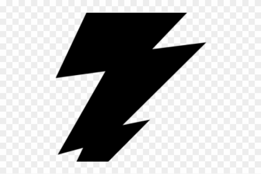 Graphic Lightning Bolt - Emblem Clipart
