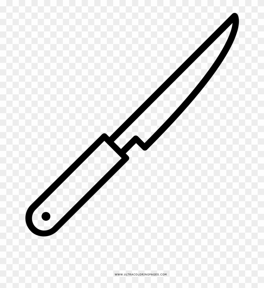 Clip Art Transparent Stock Knife Spatula Transprent - Implementos De Cocina Para Colorear - Png Download #3019310