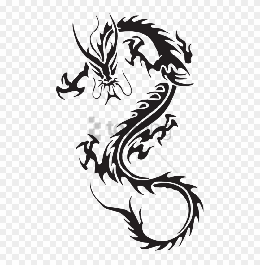Free Png Color Tattoo Png Png Image With Transparent - Dragon Tattoo Transparent Background Clipart #3019500