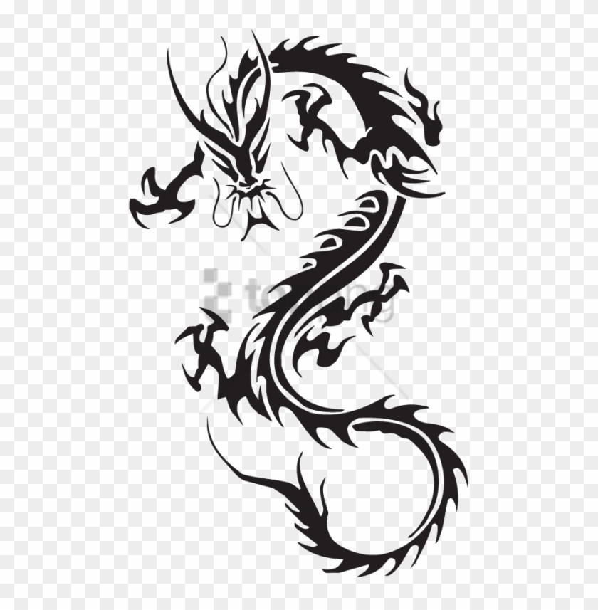 Free Png Color Tattoo Png Png Image With Transparent - Dragon Tattoo Transparent Background Clipart
