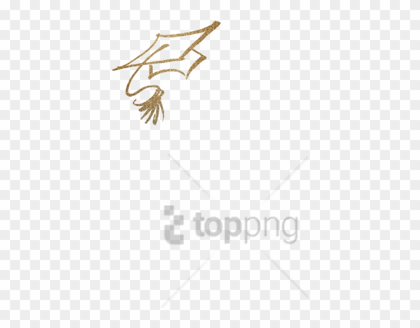 Free Png Gold Graduation Cap Png Png Image With Transparent - Illustration Clipart