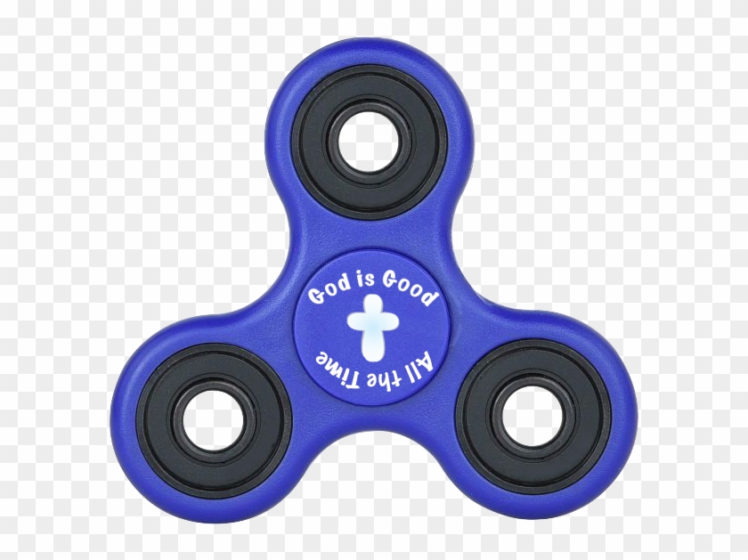 Transparent Fidget Spinner - Blue Fidget Spinner Clipart #3020022