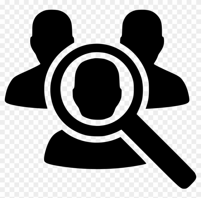 Png File Svg - Magnifying Glass Person Icon Clipart