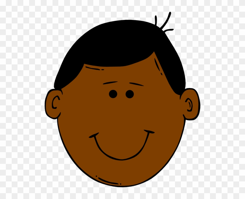 Small - Brown Hair Brown Eyes Boy Clipart - Png Download