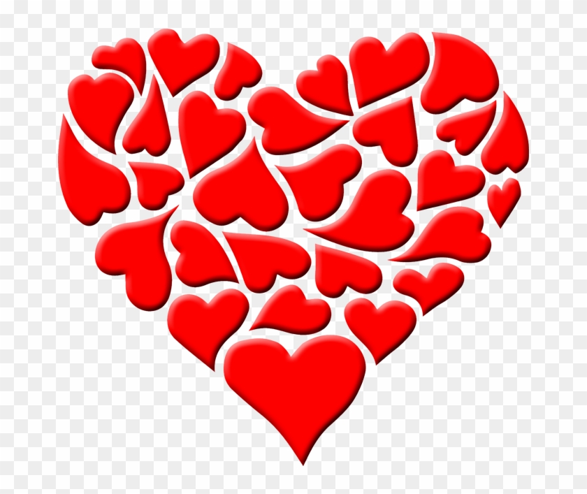 Heart With Hearts Png Transparent Clipart