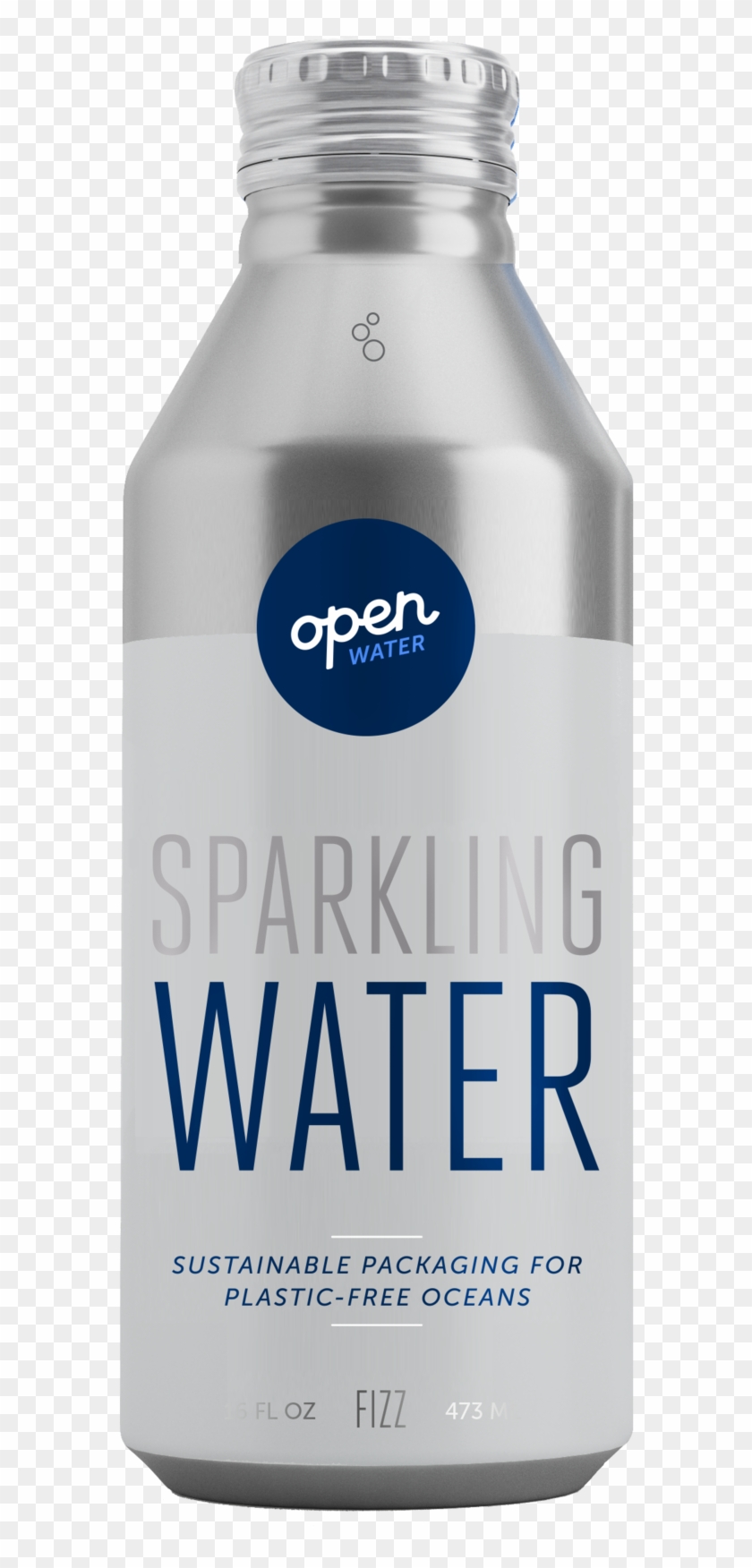 Open Water Sparkling Water In Aluminum Bottle - Open Water Bottle Clipart #3022305