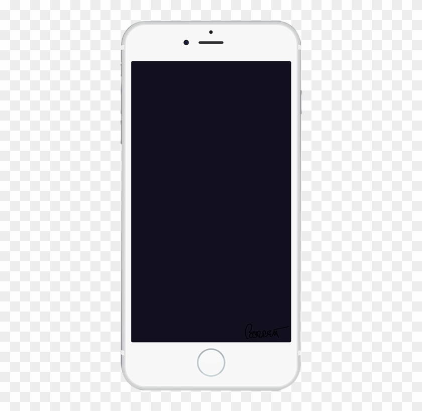 White Iphone Png - Smartphone Clipart
