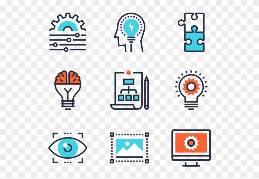 Creative Process - Design Process Icon Png Clipart