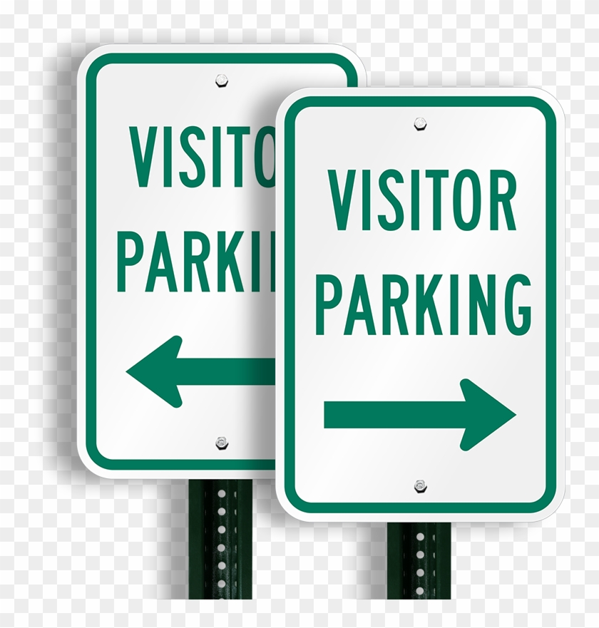 Visitor Parking Signs - Parking Sign Clipart
