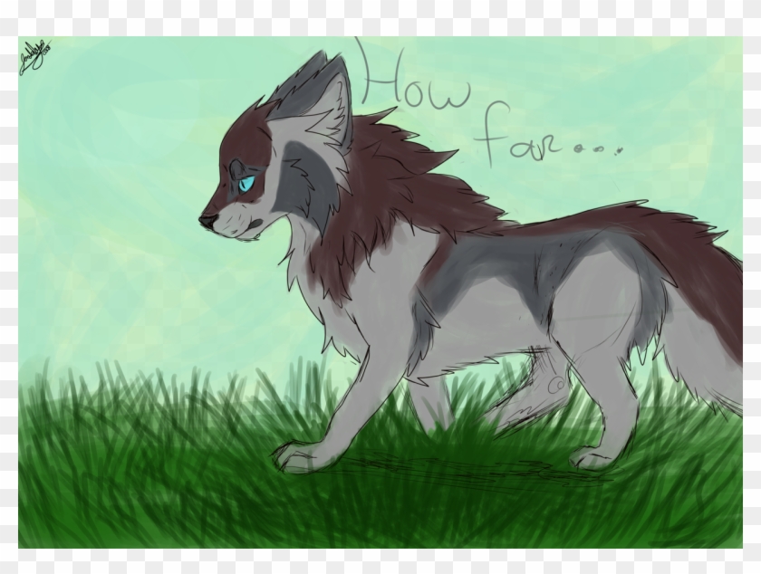 Speedpaint Drawing Cartoon Wolf Transparent Clipart - Mackenzie River Husky - Png Download