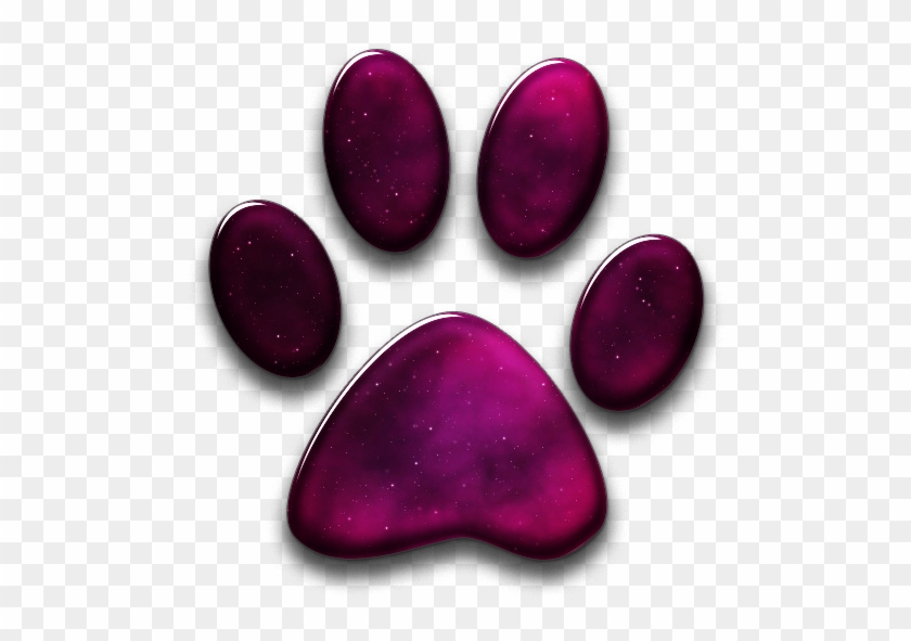 Royalty Free Clipart Mauve Paw Print Background - Dog Paw Print Brown - Png Download