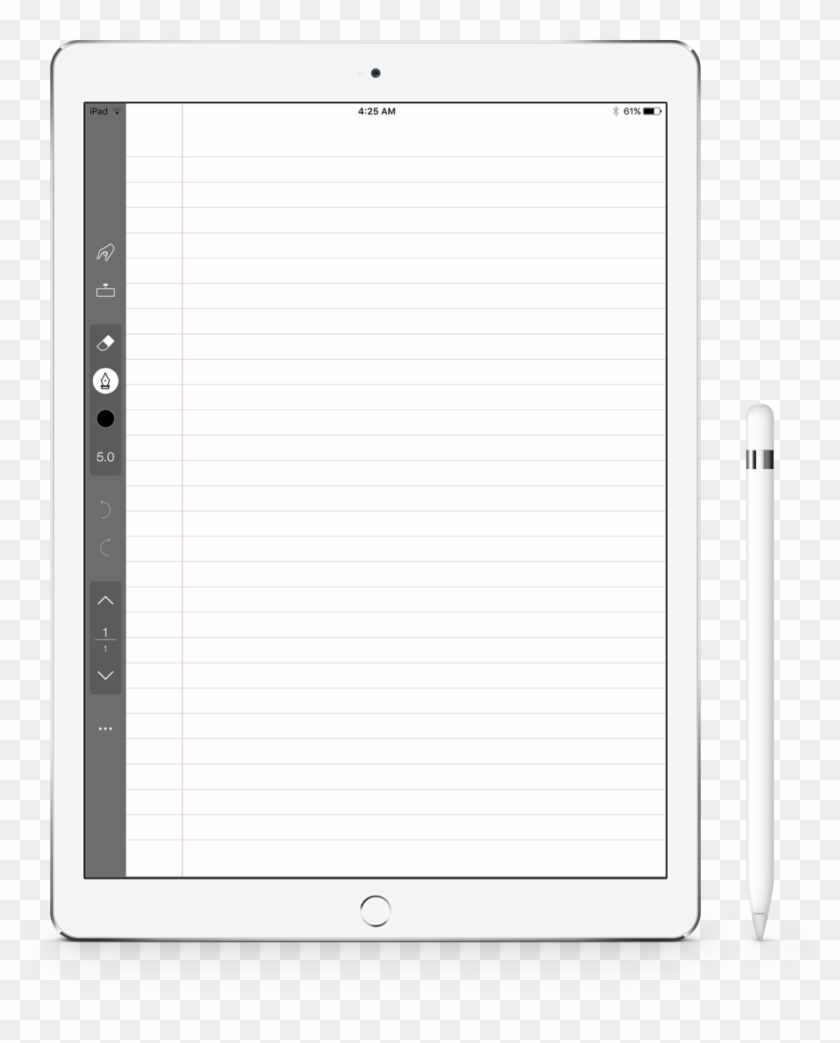 Minimalistic And Distraction-free Handwriting Experience - Tablet Computer Clipart