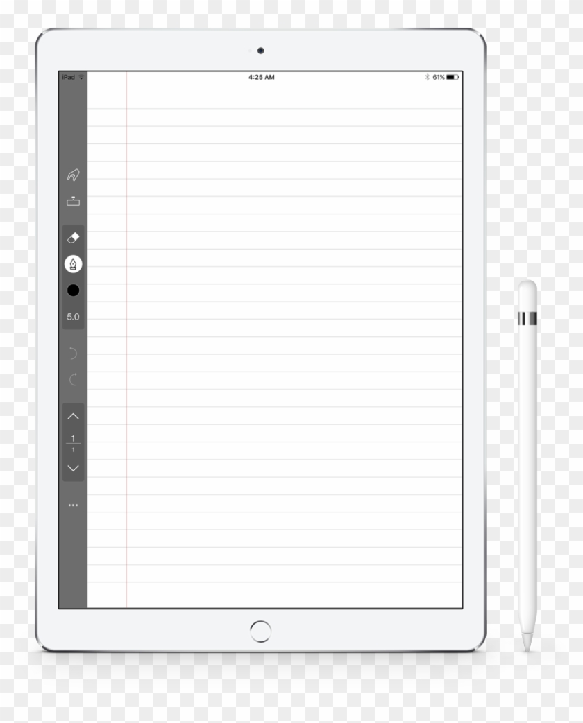 Minimalistic And Distraction-free Handwriting Experience - Tablet Computer Clipart #3023553