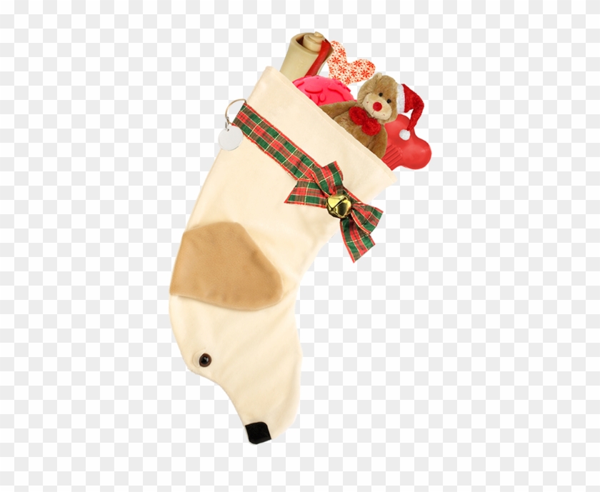 Yellow Lab Christmas Stocking - Christmas Stocking Clipart