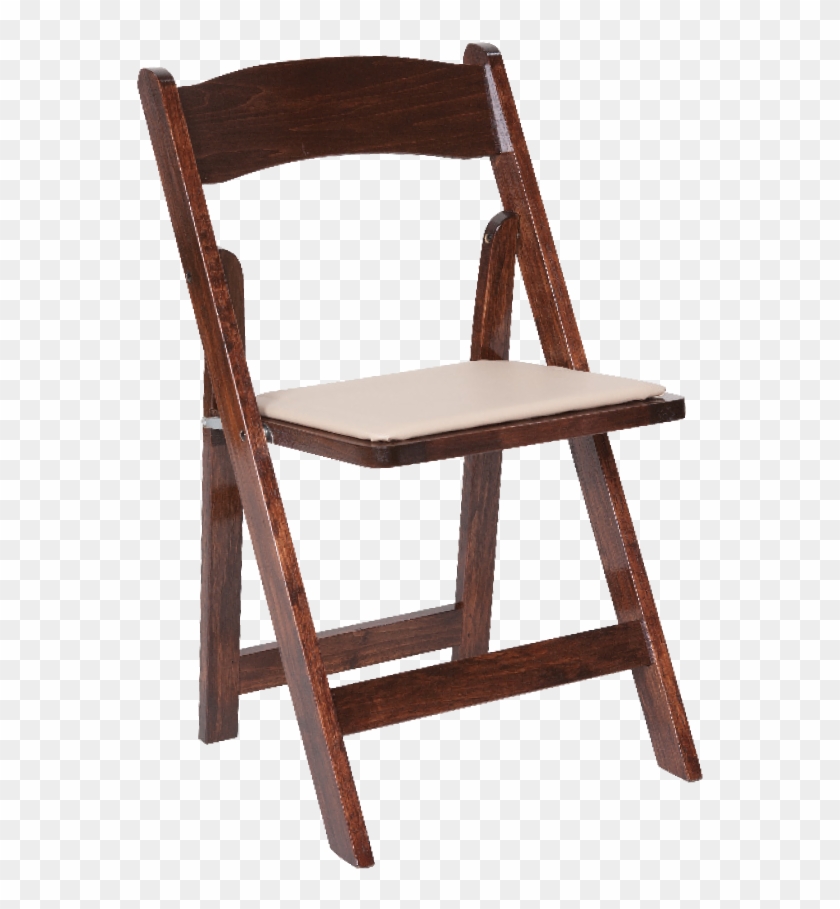 Fruitwood With Padded Seat - Folding Chair Clipart #3023978