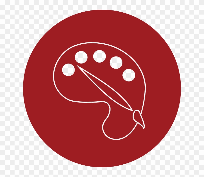 Circle - Taurus Symbol Red Clipart