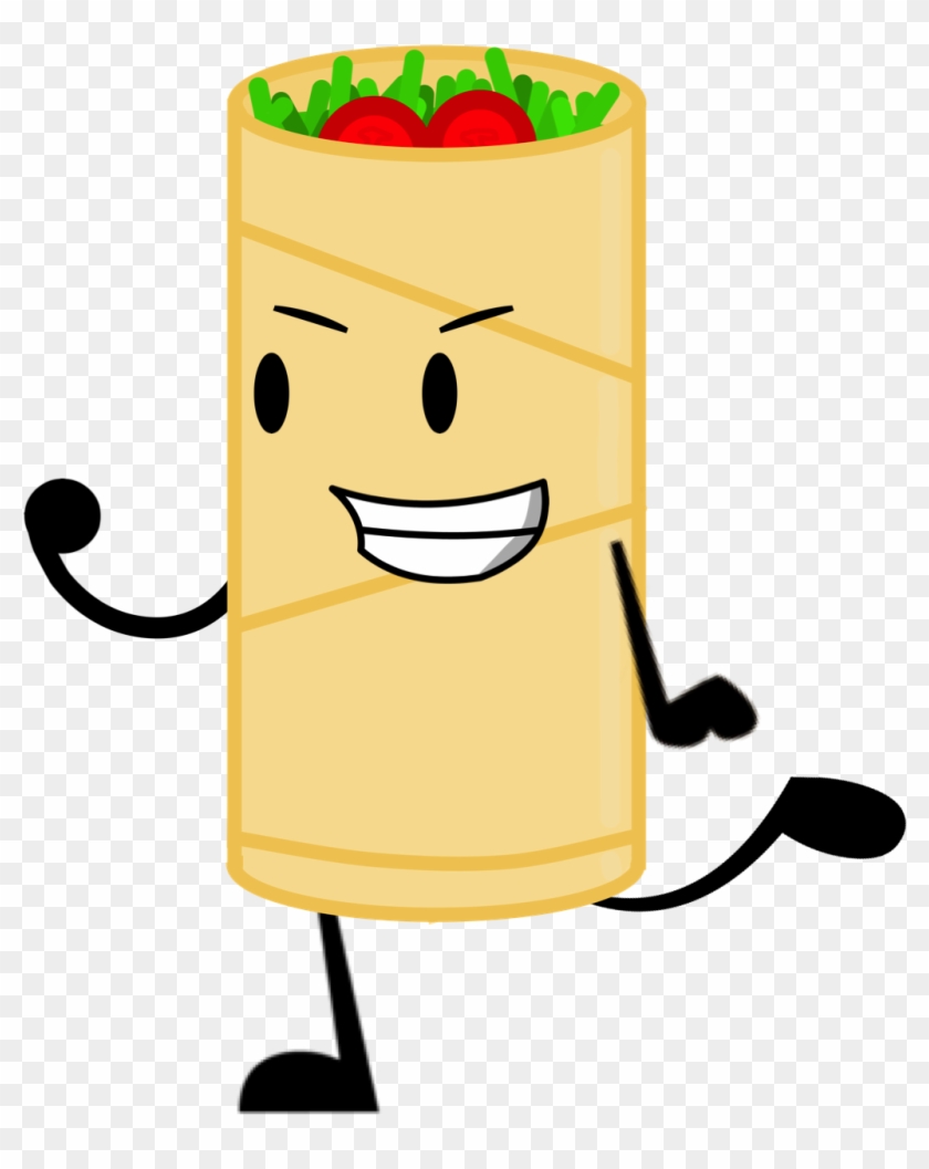 Burrito Clipart Taco Burrito - Burrito Cartoon Png Transparent Png #3025390