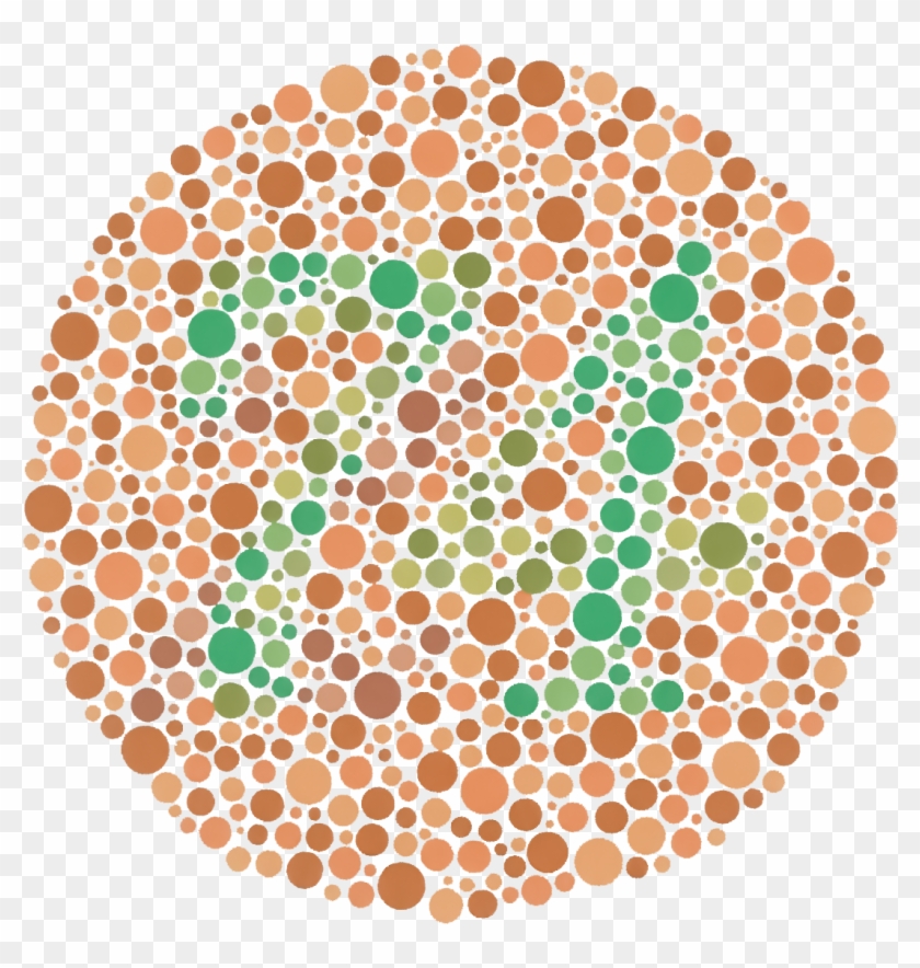 - - Colour Blind Pattern Clipart #3025464