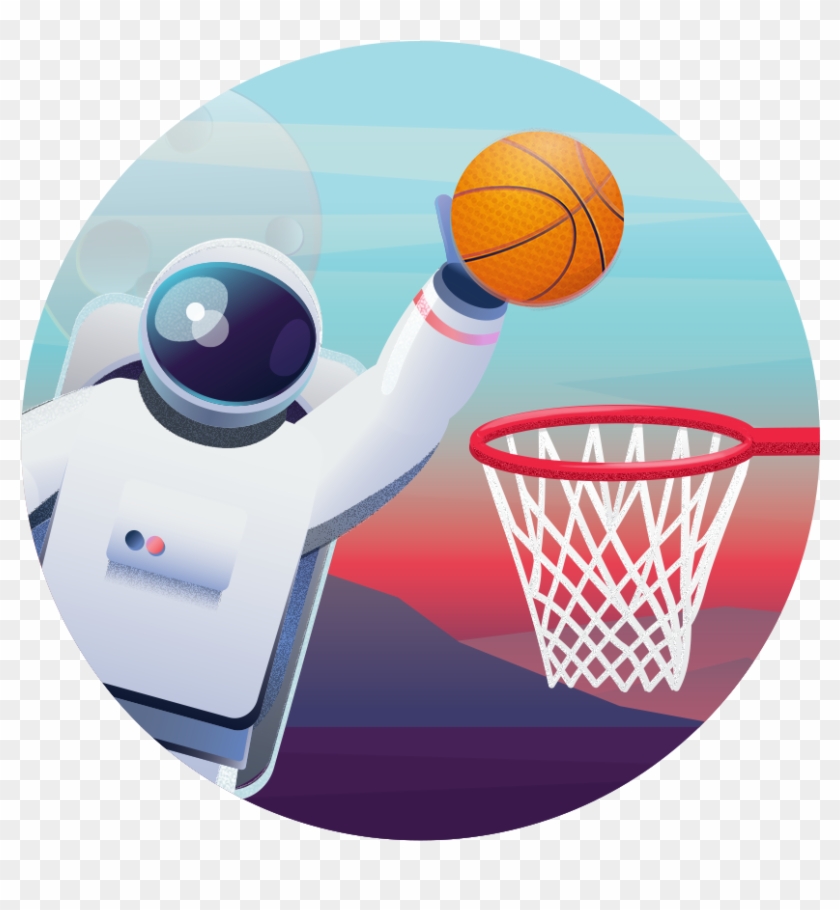 The New Nba App On Magic Leap Is A Game Changer Magic - Shoot Basketball Clipart #3025755