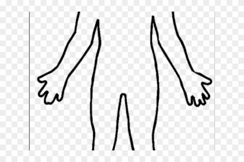 Human Body Outline Printable - Human Body Outline Png Clipart #3026259