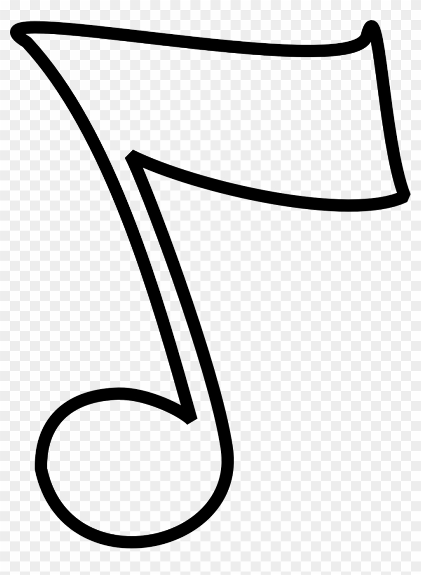 Note Music Eighth Quaver Png Image - Musical Note Clipart Black And White Transparent Png