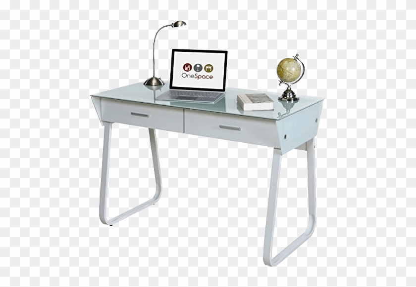 White Desk Table With Drawers Clipart