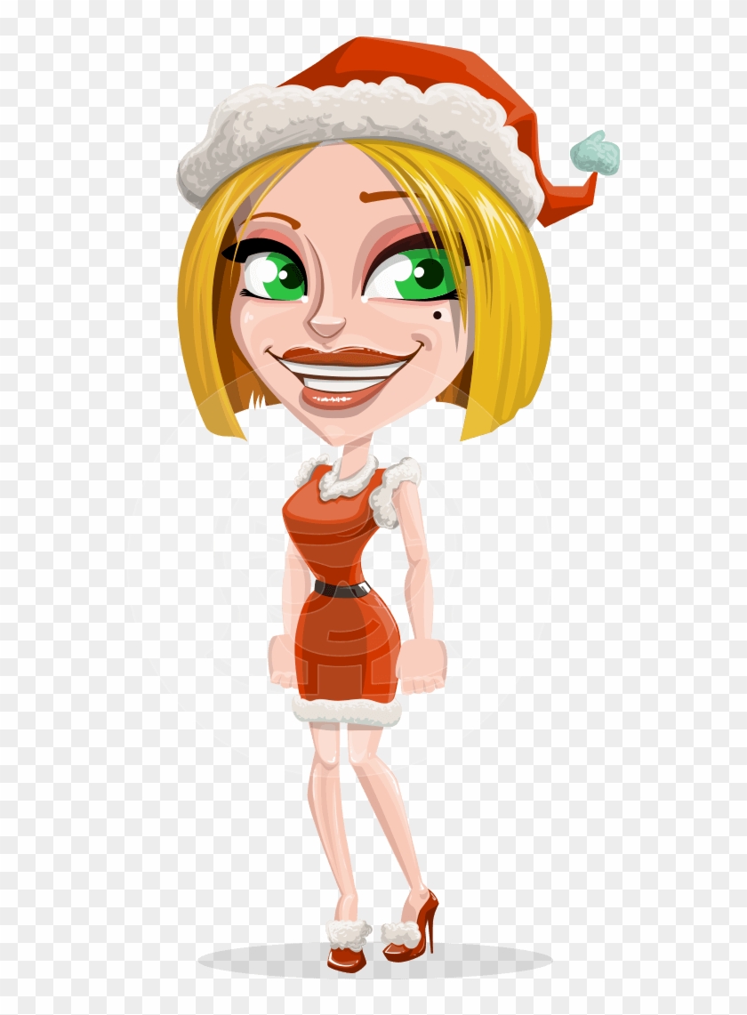 Xmas Character Clausette Animation Clipart (3026446) PikPng