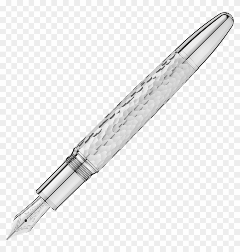 Montblanc Meisterstück Martelé Sterling Silver Fountain - Meisterstück Martelé Sterling Silver Fountain Pen Clipart #3027150