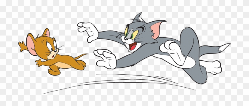 Tom And Jerry - Tom Chasing Jerry Cartoon Clipart