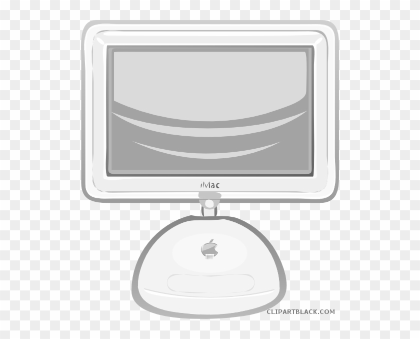 Mac Computer Tools Free Black White Clipart Images - Mac Clip Art - Png Download #3027720