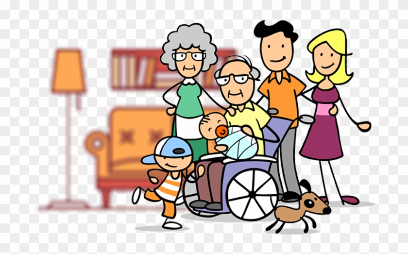 Anne Lives With Her Husband Bill - Family Taking A Picture Cartoon Clipart #3029305