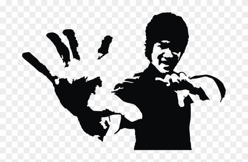 Manage Like Bruce Lee - Bruce Lee Wall Sticker Clipart #3029526