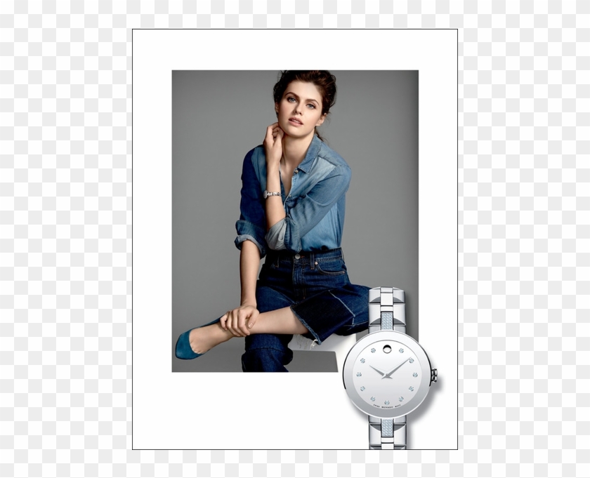 Sapphire Brand Ambassador, People Style Watch, Logan - Alexandra Daddario Movado Clipart