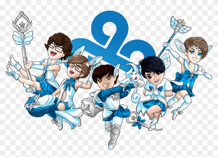 Read Left To Right - Cloud 9 Chibi Clipart
