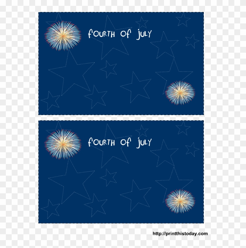 Fire Works Party Invite - Christmas Card Clipart