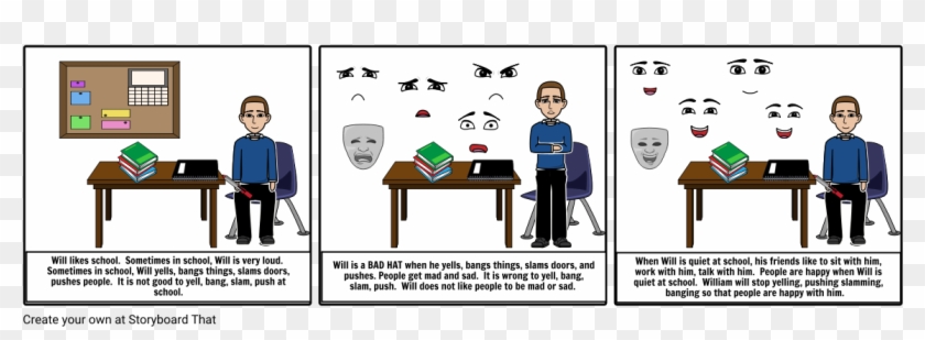 Will School Story - Cartoon Clipart #3030756