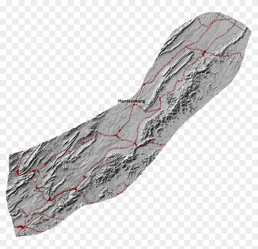 Railroads Of The Shenandoah Valley Before Segments - Illustration Clipart