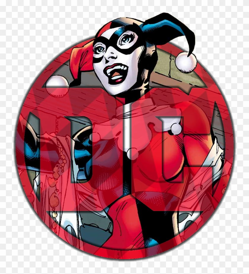 Dc Harley Quinn Logo By Thestrangeeli - Cartoon Clipart #3031826
