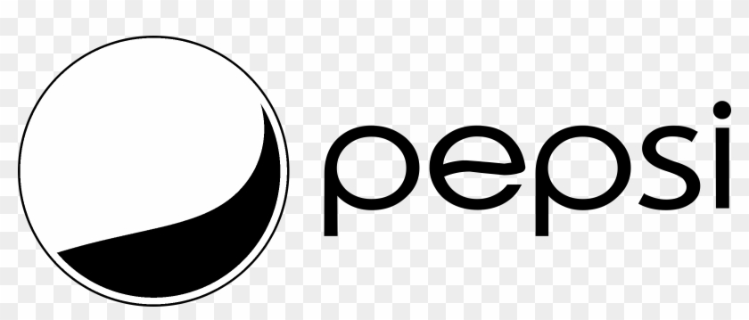Pepsi Logo Black And White Clipart