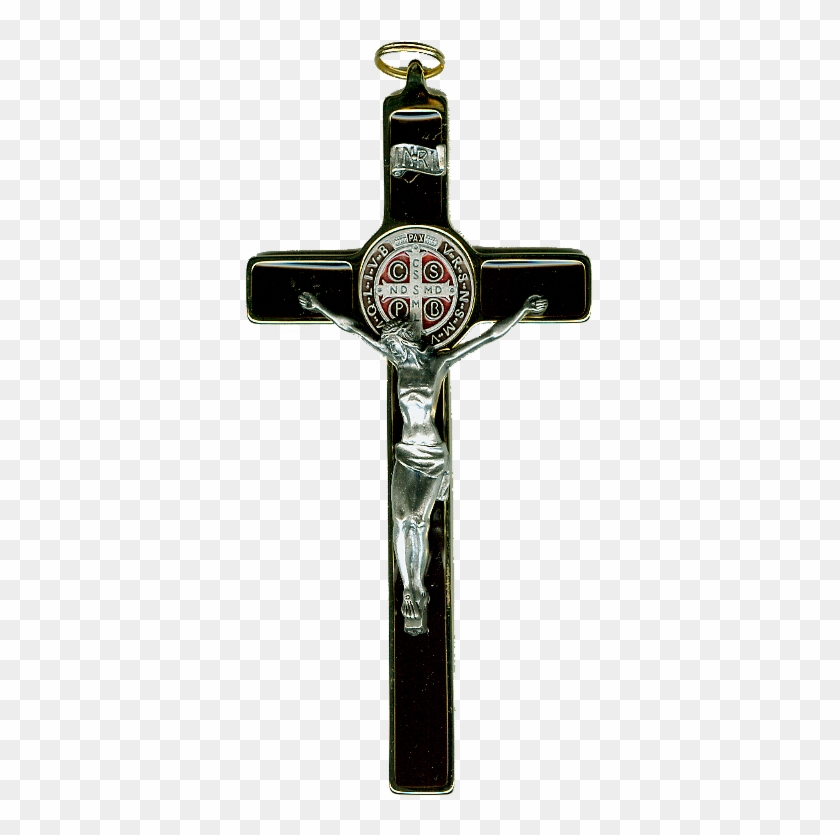 Crucifix Transparent Png - Medal Of Crucifix Of St Benedict Clipart #3032824
