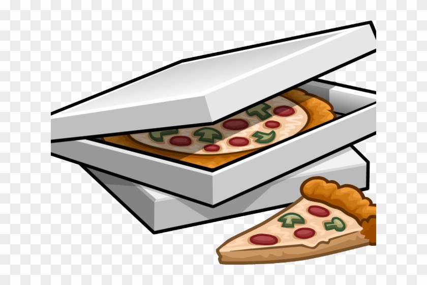 Pizza Clipart Club - Box Of Pizza Clipart - Png Download
