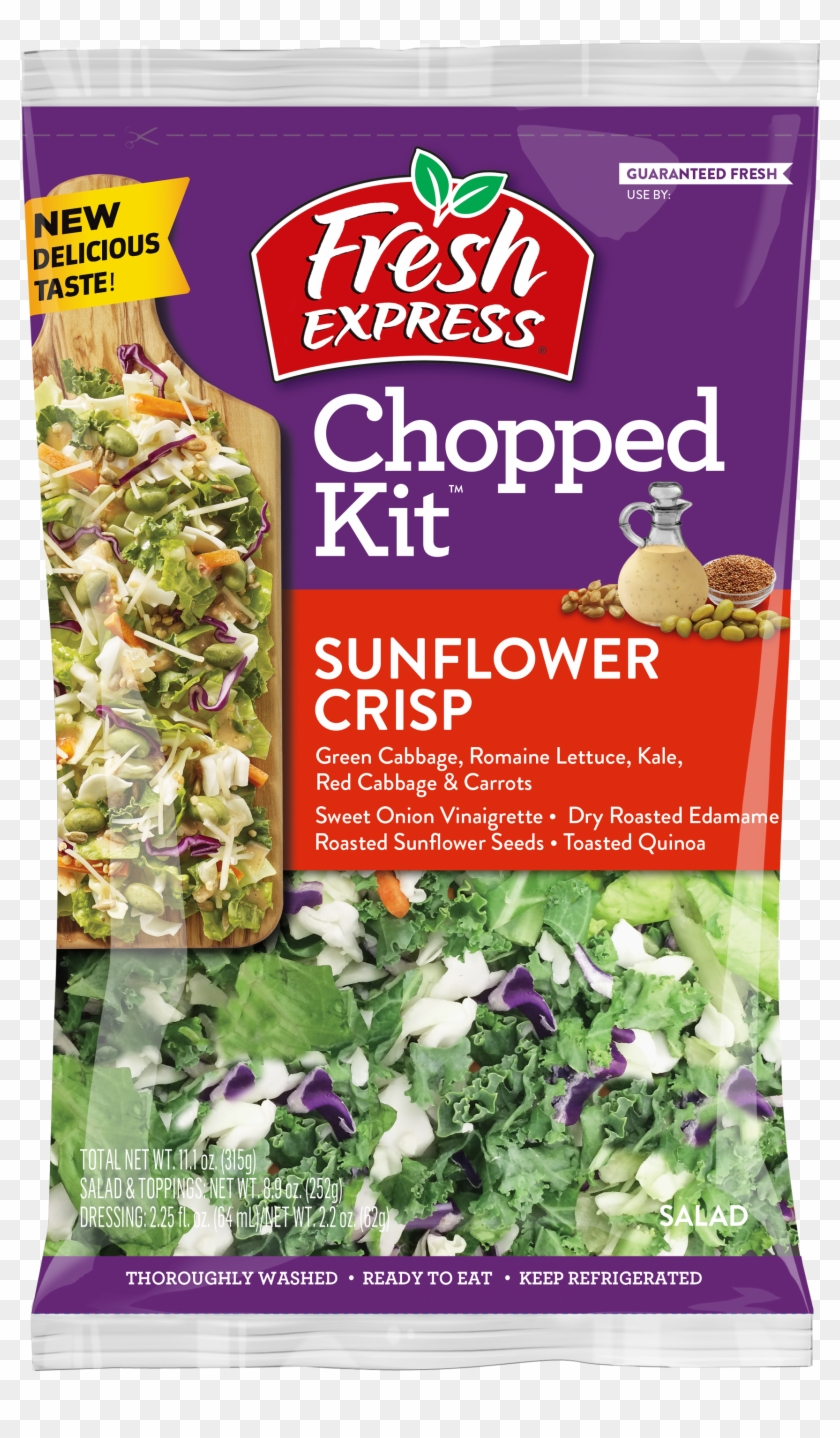 Kale Clipart Mustard Vegetable - Fresh Express Chopped Kit Chipotle Cheddar - Png Download