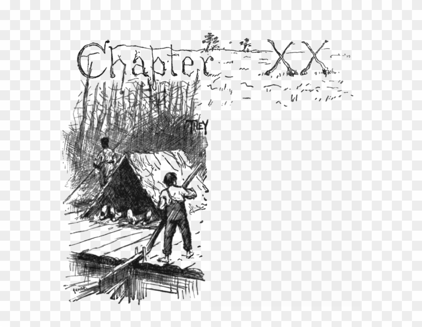 Huckleberry Finn Raft Clipart