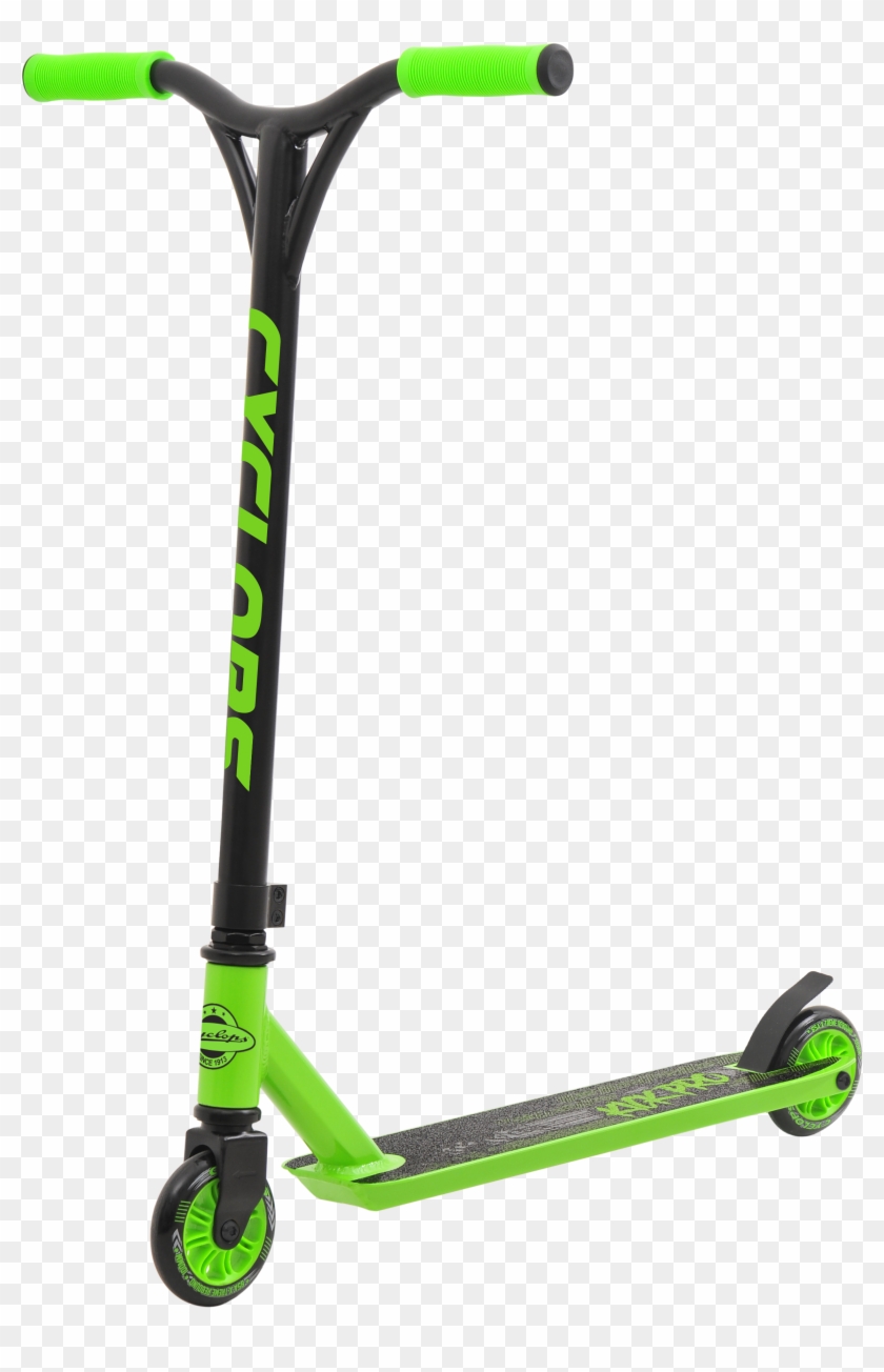 Cyclops Recruit Pro Stunt Scooter Green Clipart